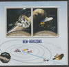 Ivory Coast 2016 Space - New Horizons perf sheet containing two values unmounted mint