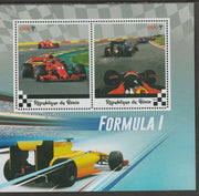 Benin 2019 Formula 1 perf sheet containing two values unmounted mint