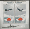 Congo 2017 Chinese Aviation perf sheet containing two values plus two labels unmounted mint
