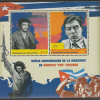 Ivory Coast 2018 Che Guevara 90th Birth Anniversary perf sheet containing two values unmounted mint