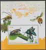 Gabon 2019 Bees perf m/sheet containing one value unmounted mint