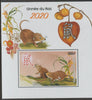 Gabon 2019 Year of the Rat perf m/sheet containing one value unmounted mint