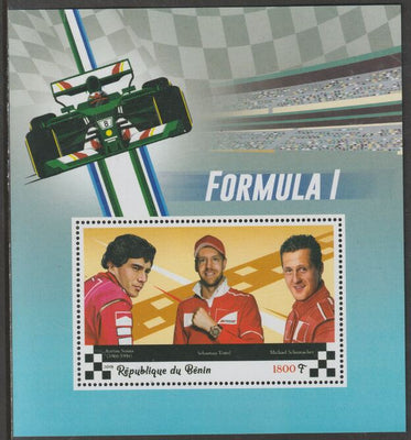 Benin 2019 Formula 1 perf m/sheet containing one value unmounted mint