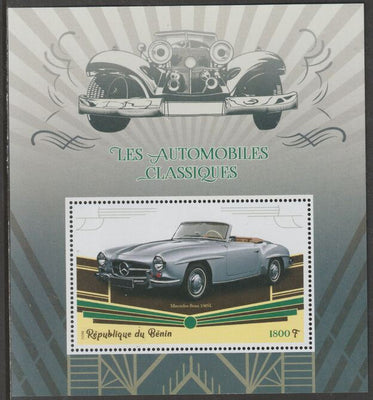 Benin 2019 Classic Cars perf m/sheet containing one value unmounted mint