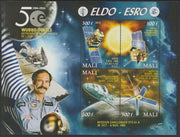 Mali 2015 Space Exploration - 50 Years #4 perf sheet containing four values unmounted mint