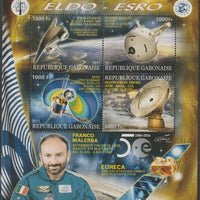 Gabon 2017 Space Exploration - 50 Years #7 perf sheet containing four values unmounted mint