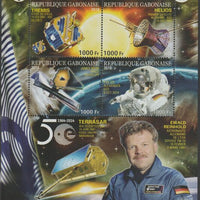 Gabon 2016 Space Exploration - 50 Years #2 perf sheet containing four values unmounted mint