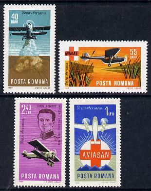 Rumania 1968 Rumanian Aviation set of 4 unmounted mint, SG 3539-42, Mi 2662-65*