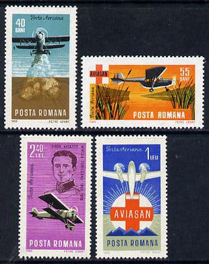 Rumania 1968 Rumanian Aviation set of 4 unmounted mint, SG 3539-42, Mi 2662-65*