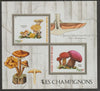 Benin 2015 Fungi perf sheet containing two values unmounted mint
