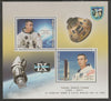 Benin 2017 Eugene Cernan perf sheet containing two values unmounted mint