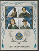 Madagascar 2019 Freemasons,perf sheet containing four values unmounted mint