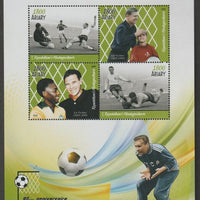 Madagascar 2019 Lev Yashin (Football) perf sheet containing four values unmounted mint