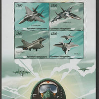 Madagascar 2019 Chase Planes perf sheet containing four values unmounted mint