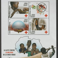 Madagascar 2019 Red Cross perf sheet containing four values unmounted mint