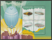 Mali 2015 Zeppelins perf sheet containing four values unmounted mint