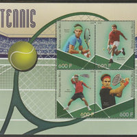 Mali 2015 Tennis perf sheet containing four values unmounted mint