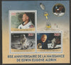 Djibouti 2015 Edwin Aldrin - 85th Birth Anniversary perf sheet containing three values unmounted mint