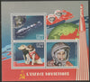 Madagascar 2016 Russian Space perf sheet containing three values unmounted mint