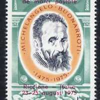 Rumania 1975 Michelangelo Birth Anniversary unmounted mint, Mi 3256*