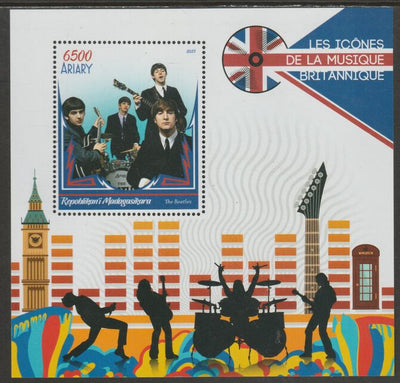 Madagascar 2019 The Beatles perf m/sheet containing one value unmounted mint