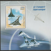 Madagascar 2019 Supersonic Airplanes perf m/sheet containing one value unmounted mint
