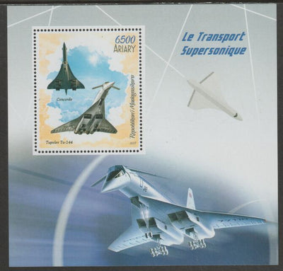 Madagascar 2019 Supersonic Airplanes perf m/sheet containing one value unmounted mint