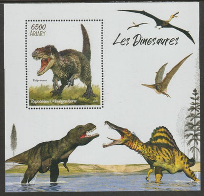 Madagascar 2019 Dinosaurs perf m/sheet containing one value unmounted mint