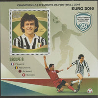 Madagascar 2016 European Football Group A perf sheet containing one value unmounted mint
