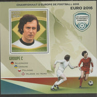 Madagascar 2016 European Football Group C perf sheet containing one value unmounted mint