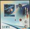 Congo 2015 Space - Dawn Mission #1 perf sheet containing one value unmounted mint