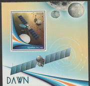 Congo 2015 Space - Dawn Mission #2 perf sheet containing one value unmounted mint
