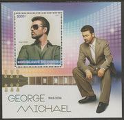 Congo 2017 George Michael #2 perf sheet containing one value unmounted mint