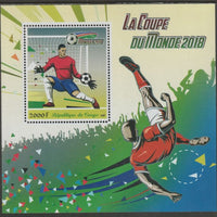 Congo 2018 Football World Cup #1 perf sheet containing one value unmounted mint,