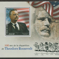 Congo 2019 Theodore Roosevelt Death Centenary perf sheet containing one value unmounted mint