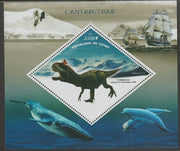 Congo 2019 The Antarctic perf m/sheet containing one diamond shaped value unmounted mint