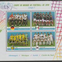 Madagascar 2018 Football World Cup - Group F perf sheet containing four values unmounted mint