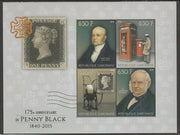 Gabon 2015 Penny Black 175th Anniversary perf sheet containing four values unmounted mint