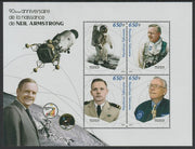 Gabon 2020 Neil Armstrong 90th Birth Anniversary perf sheet containing four values unmounted mint