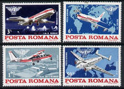 Rumania 1984 Civil Aviation Organisation set of 4 unmounted mint, Mi 4072-75*