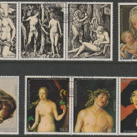 Paraguay 1978 Paintings by Durer perf set of 8 fine cds used