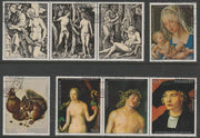 Paraguay 1978 Paintings by Durer perf set of 8 fine cds used