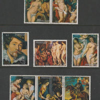 Paraguay 1978 Paintings by Rubens #1 perf set of 8 fine cds used
