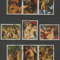 Paraguay 1978 Paintings by Rubens #2 perf set of 9 fine cds used