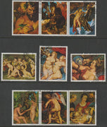Paraguay 1978 Paintings by Rubens #2 perf set of 9 fine cds used