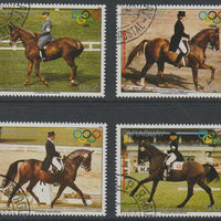 Paraguay 1988 Olympics - Show Jumping perf set of 4 fine cds used