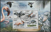 Burundi 2011 Birds of Burundi perf sheetlet containing 4 values with special commemorative cancellation