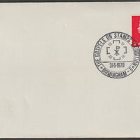 Postmark - Great Britain 1970 cover bearing Special cancellation for Gospels on Stamps Exhibition