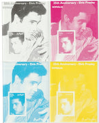 Somalia 2002 25th Death Anniversary of Elvis Presley m/sheet the set of 4  imperf progressive proofs comprising the four individual colours, unmounted mint