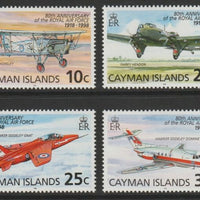 Cayman Islands 1998 80th Anniversary of Royal Air Force perf set of 4 unmounted mint SG 859-62
